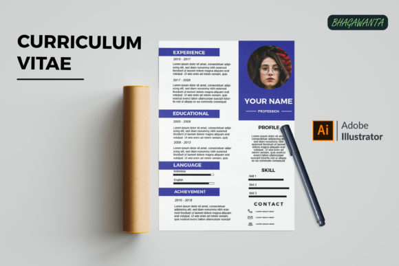 Download CV Resume Template #425 - Premium Resources